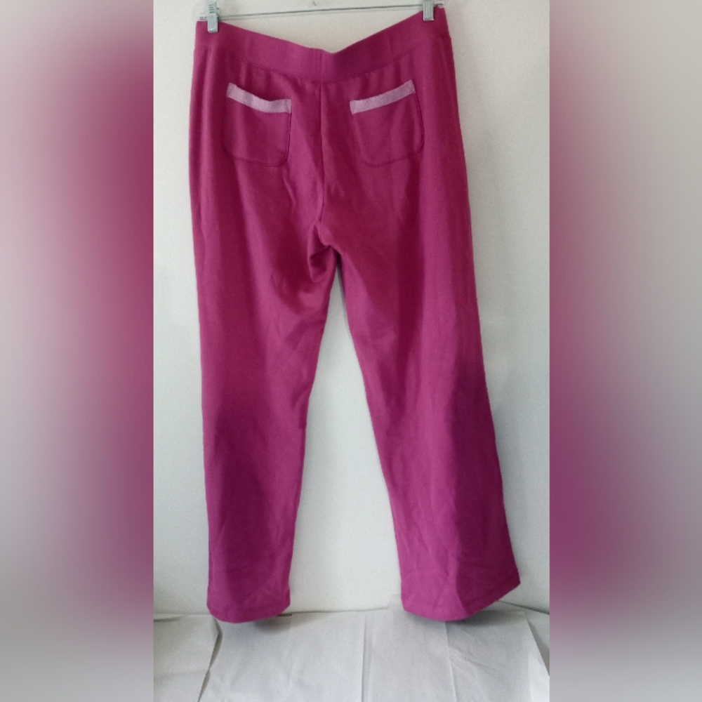 Pajamagram Mauve Fleeced Drawstring Pants - Size:… - image 6